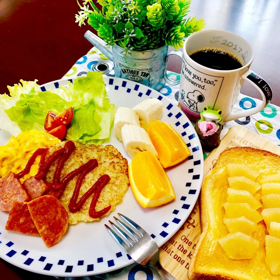 日曜の朝食🍴|chiezooさん