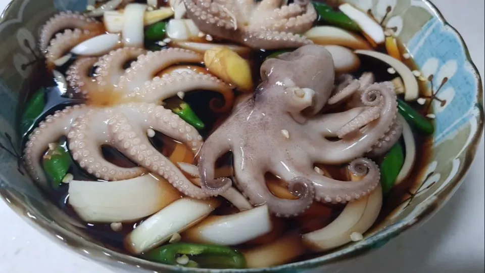 marinated octopus|steven z.y.さん