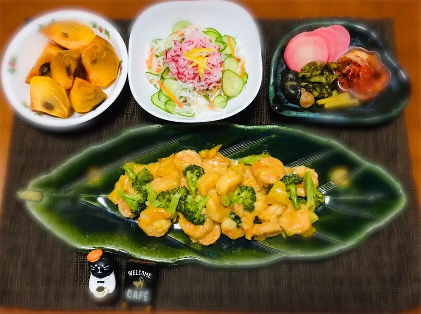 海老マヨと彩り大根の酢の物😋🎶|バシュランさん