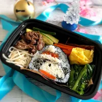 Sushi Art Deco roll with Bibimbap|bentome123さん