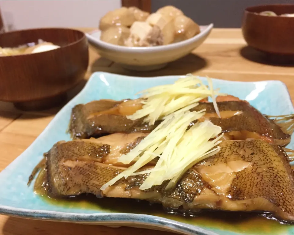 Snapdishの料理写真:カレイの煮付け|Yuriさん