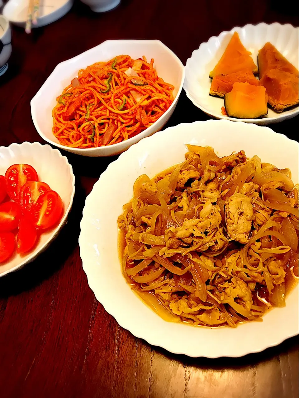 Snapdishの料理写真:時間が無い‼︎変なお昼ご飯♡|Na_oさん