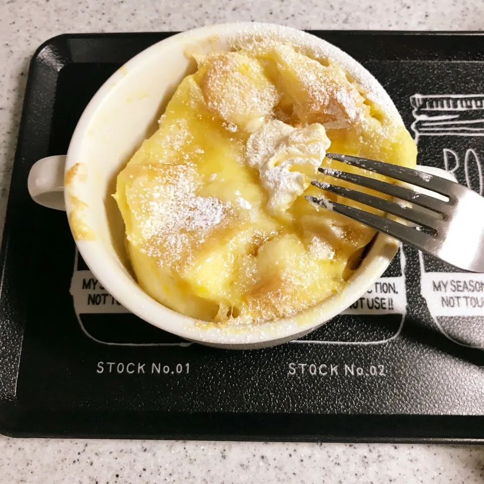 Snapdishの料理写真:マグカップフレンチトースト|ろぴさん