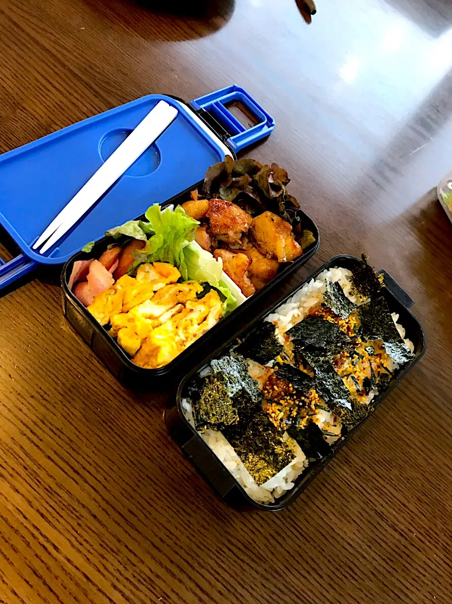 長男お弁当⚽️今日はパパお手製👨|ゆきあんこさん