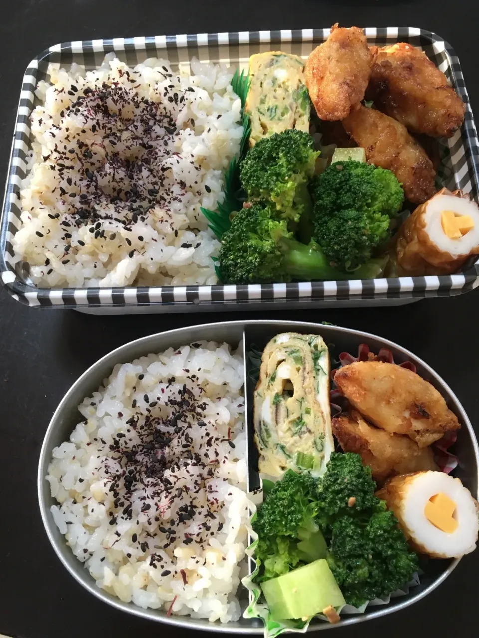 Snapdishの料理写真:30 Nov 2018, 娘とパパのお弁当|kikkiさん