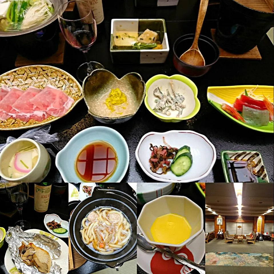 Snapdishの料理写真:伊香保温泉 美松館の夕食😊♨️🎵|しまだ ちえこさん