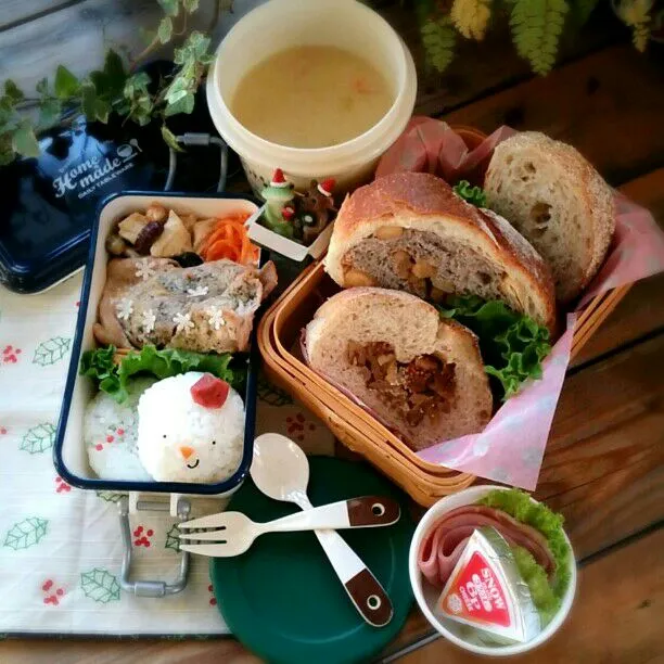 Snapdishの料理写真:旦那さんのお弁当♪|kyujaさん