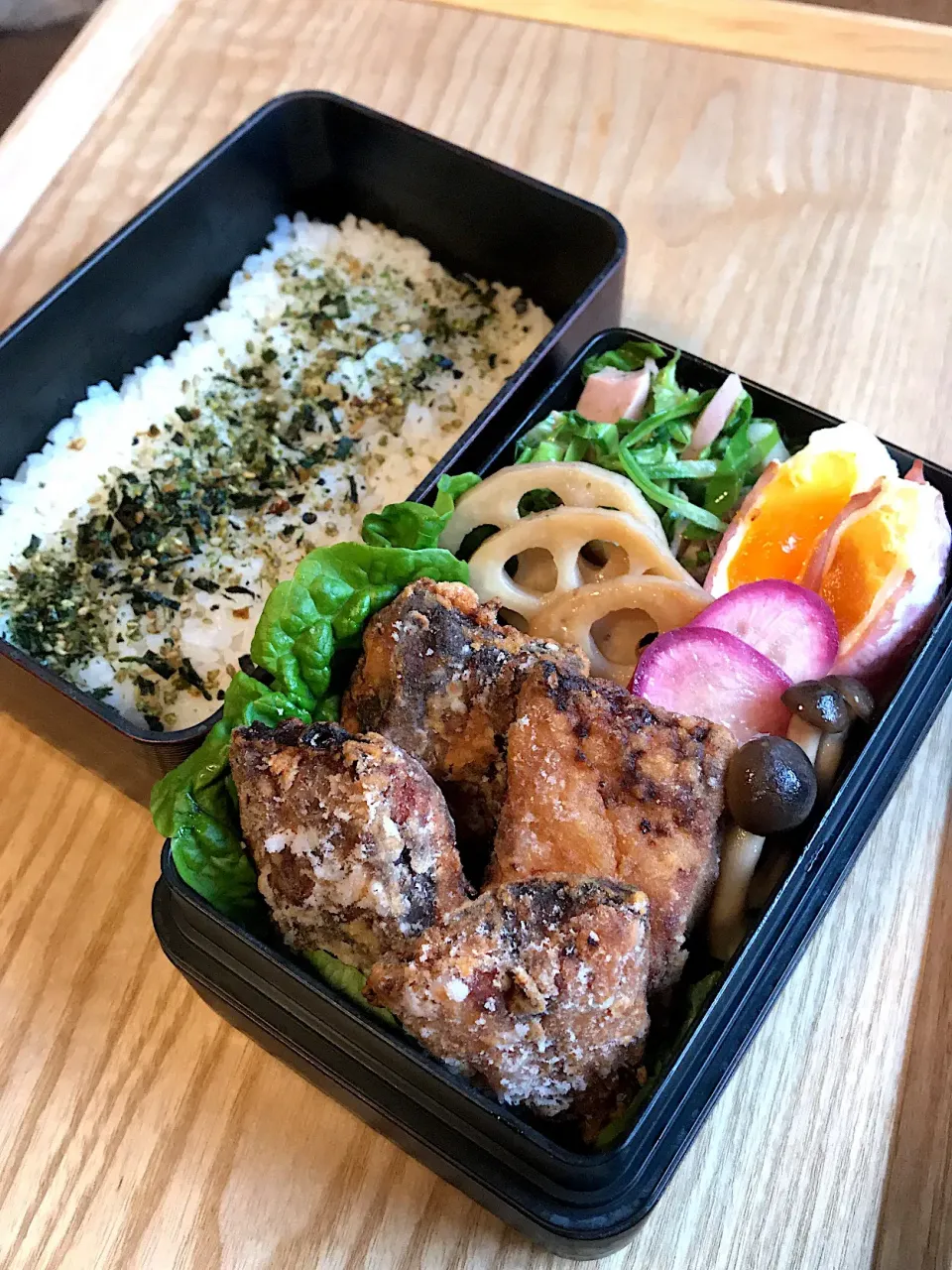 鯖の竜田揚げ弁当|二キィさん