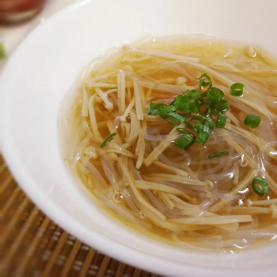 えのきと春雨のスープ|チャッティーさん