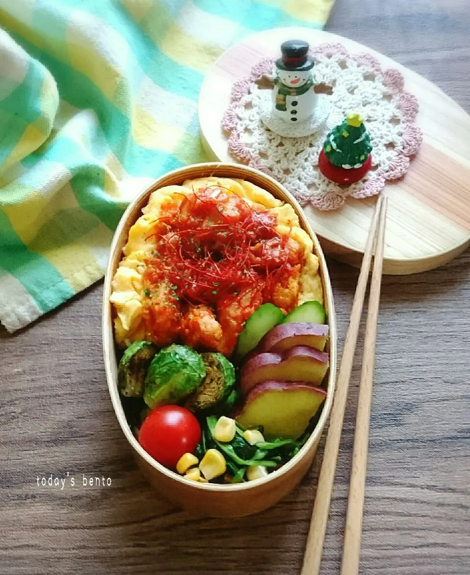 鶏チリ丼弁当|erinko0205さん