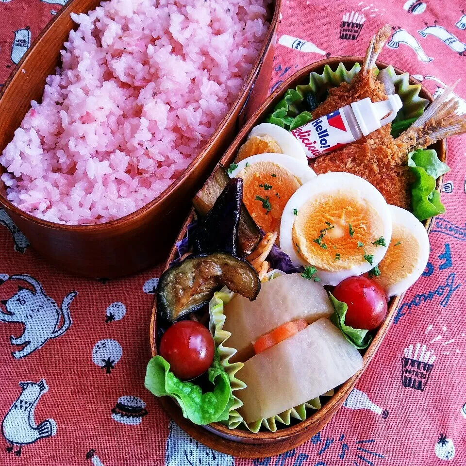 アジのフライのお弁当|チャッティーさん