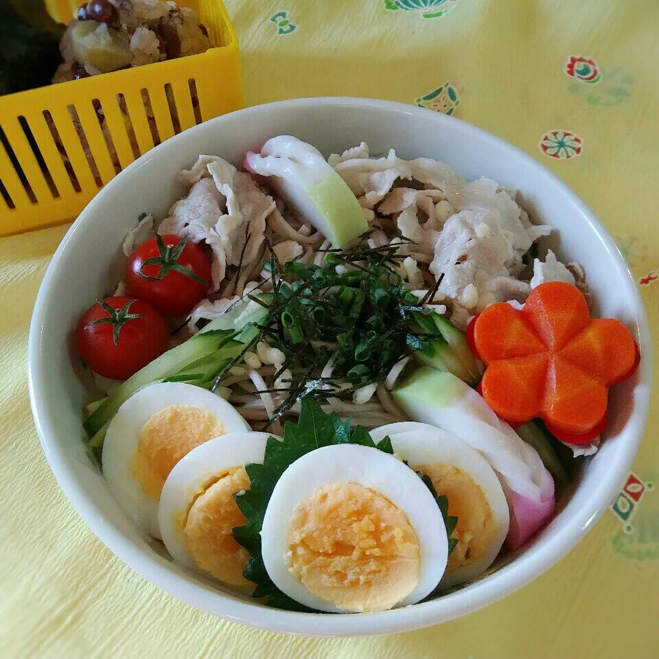 冷しゃぶ蕎麦弁当|チャッティーさん