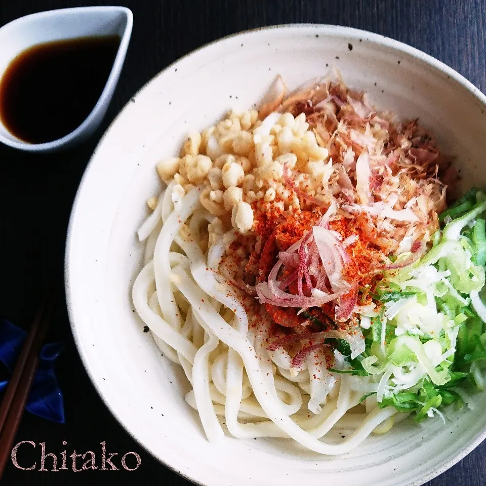 夏はこれこれ♪簡単旨い！薬味たっぷり♪ぶっかけうどん♡|ちたこさん