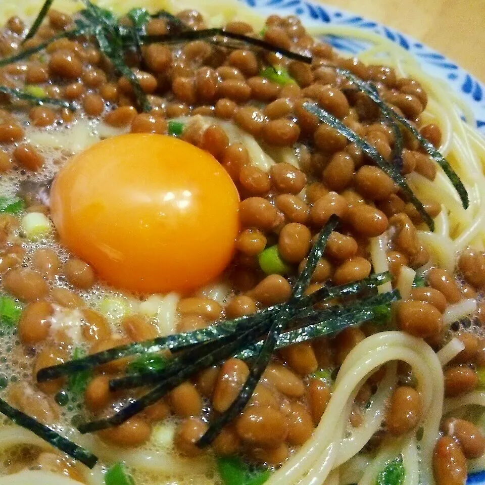 納豆スパゲッティ|チャッティーさん