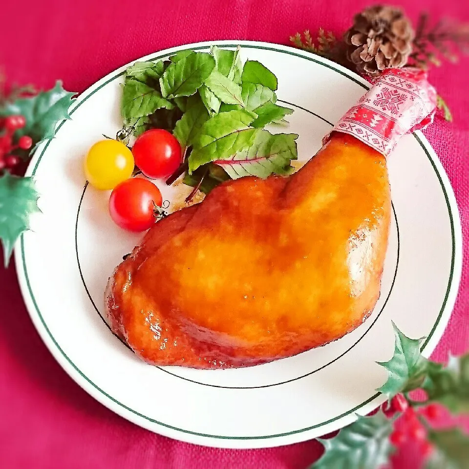 Snapdishの料理写真:簡単でゴメン♡自慢のローストチキン＊今年は更に簡単に＊|ちたこさん