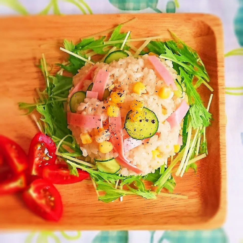 混ぜるだけ♡ランチにオススメ♪皆大好きサラダご飯♡|ちたこさん