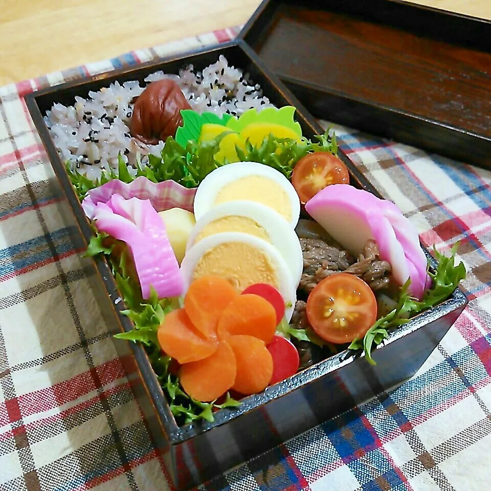 Snapdishの料理写真:牛しぐれ煮弁当～。|チャッティーさん