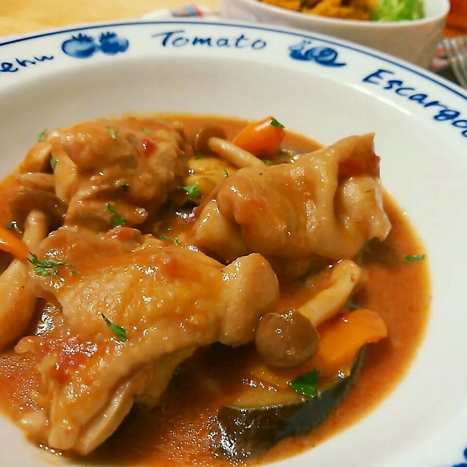 チキンのトマト煮|チャッティーさん