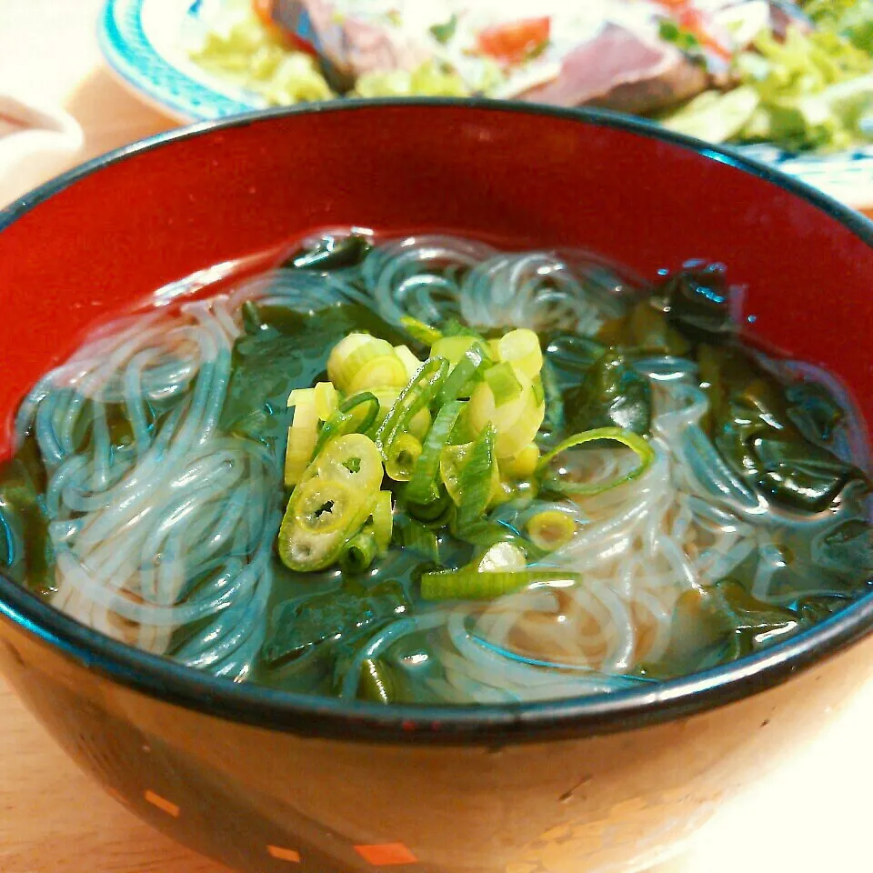 ワカメと春雨のスープ|チャッティーさん