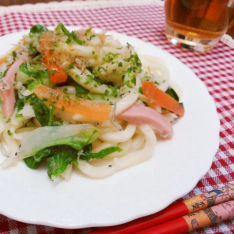 Snapdishの料理写真:塩焼きうどん|チャッティーさん