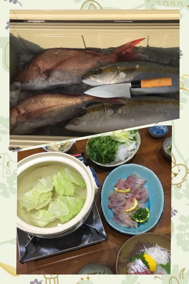 釣り人の友人 釣果晩御飯|sakuramochiさん