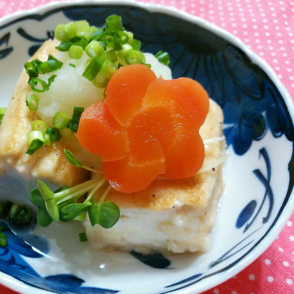 揚げない揚げ出し豆腐。|チャッティーさん