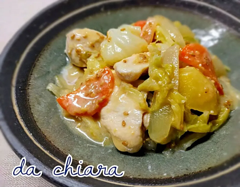 糀甘酒と味噌で鶏じゃが風|chiaraさん