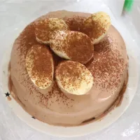 チョコバナナケーキ🥳🥳|ひびきさん