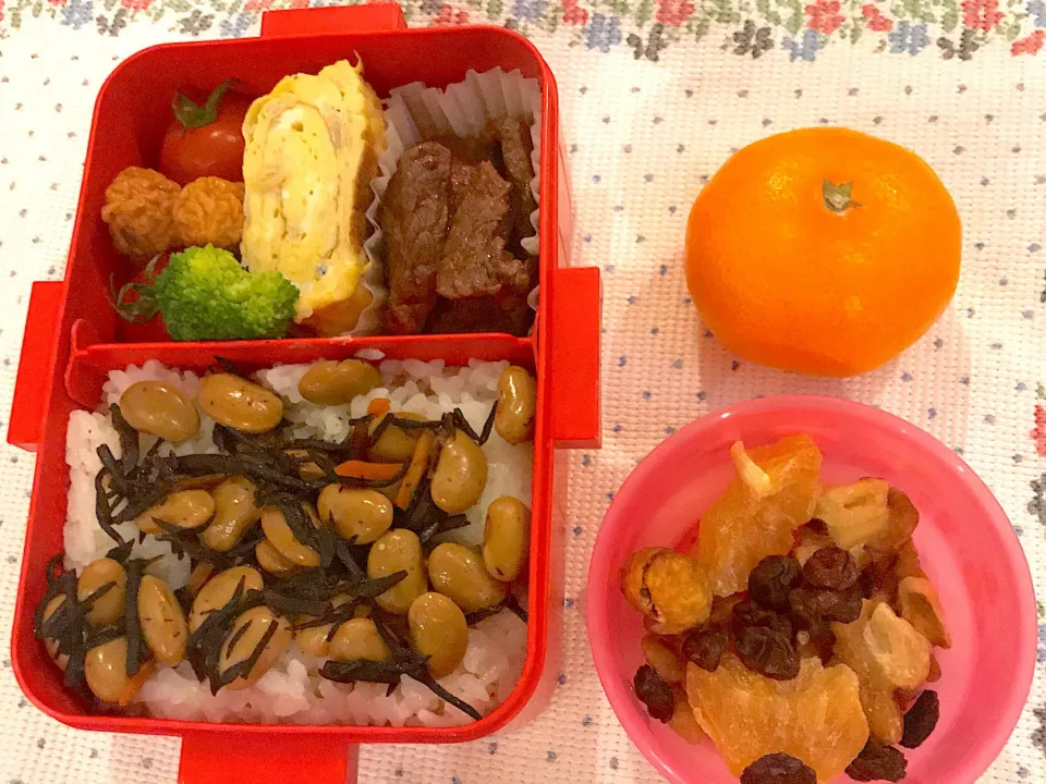 今日のお弁当 #お弁当  #🍱  #lunchbox  #obento  #中学生弁当|かれんさん