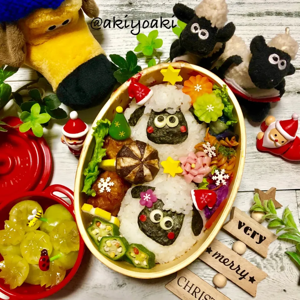 Snapdishの料理写真:ひつじのショーン弁当|Akiyoෆ¨̮⑅さん