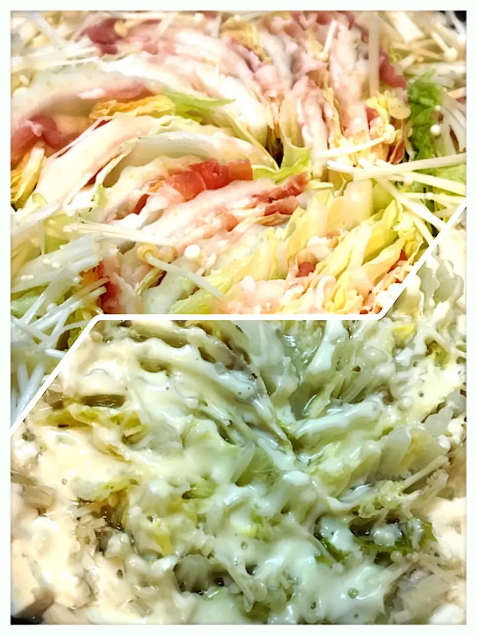 Snapdishの料理写真:洋風チーズのせの注文。Hot pot dish, Mille-feuille Style Layered  Chinese Cabbage and Pork|toyamadaさん