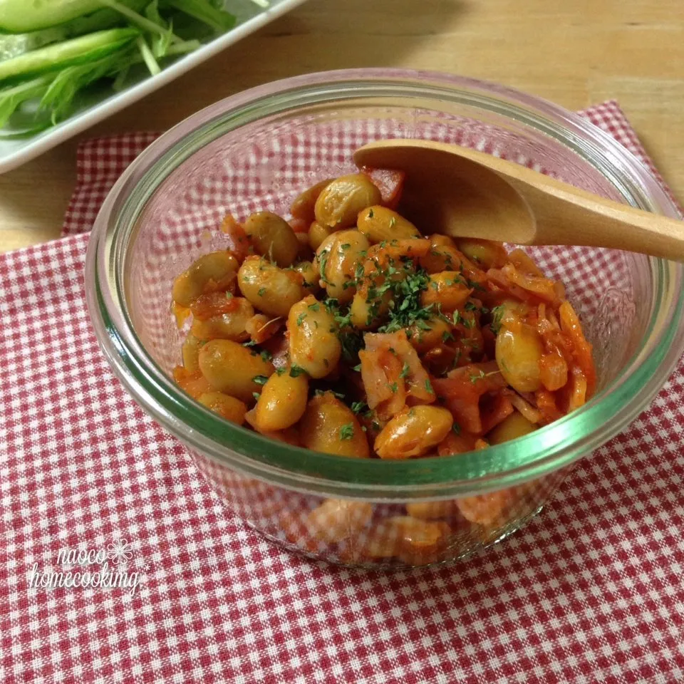 小さいおかず♪パプリカとチリパウダーで＊大豆の常備菜|naocoさん