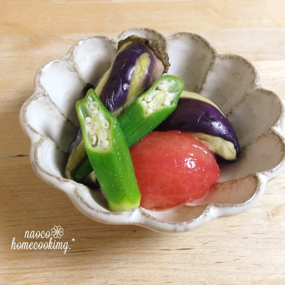 小さいおかず♪レンジ蒸し野菜の＊簡単煮浸し|naocoさん