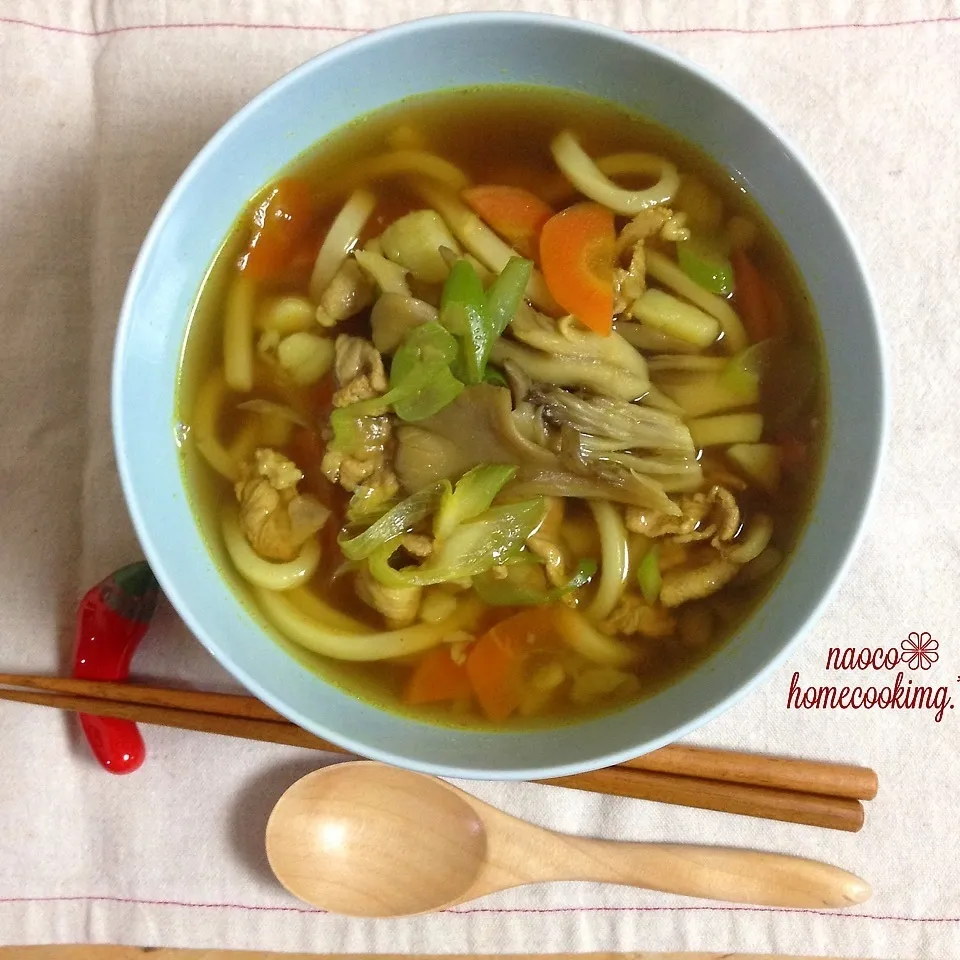 野菜たっぷり〜あったか温まる♪♪カレーうどん|naocoさん