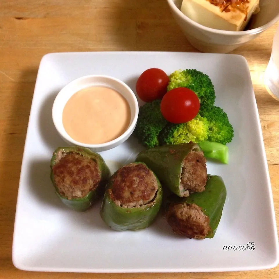 オーロラソースが美味しくなる⁈ ピーマンの肉詰め ♪|naocoさん