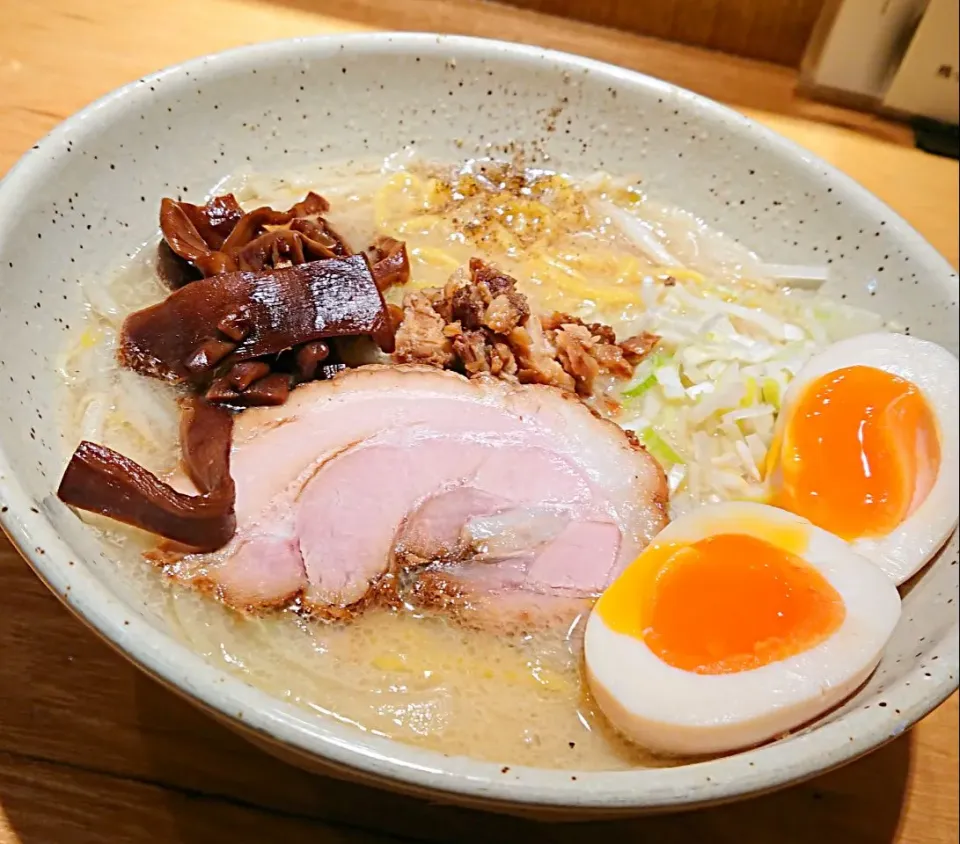 Snapdishの料理写真:#麺活  ~味玉味噌ラーメン~|りくれんさん