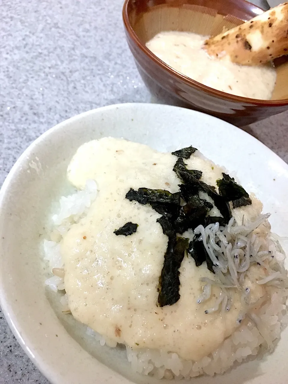 Snapdishの料理写真:自然薯のとろろ御飯✨|てんてんさん