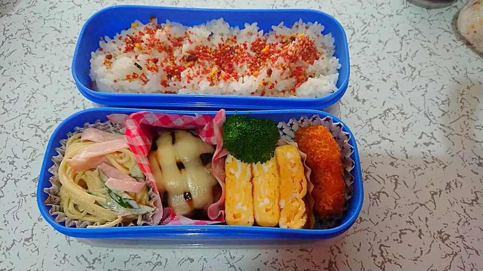 息子君のお弁当~~とろり~ハンバーグ|マアジュさん