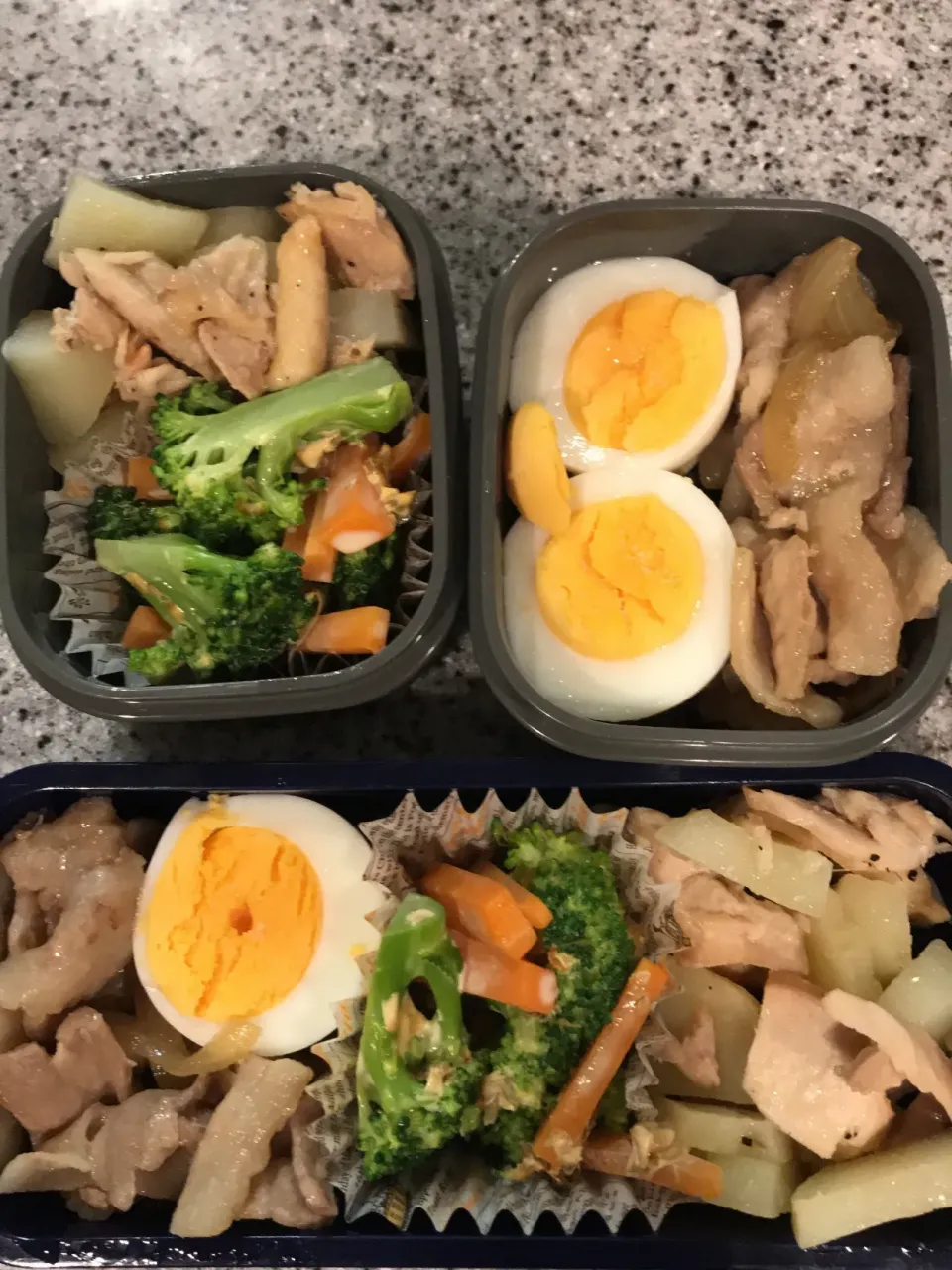 Snapdishの料理写真:レンジ活用弁当|みーやさん