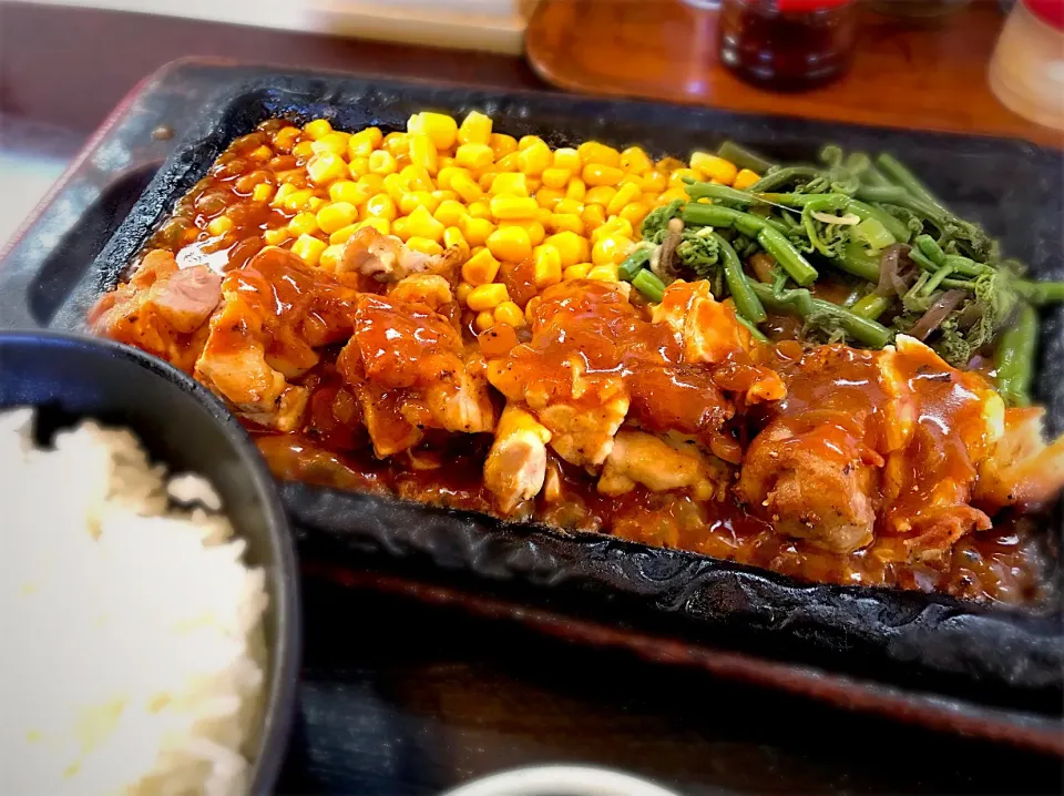 チキンステーキ定食|古山さん