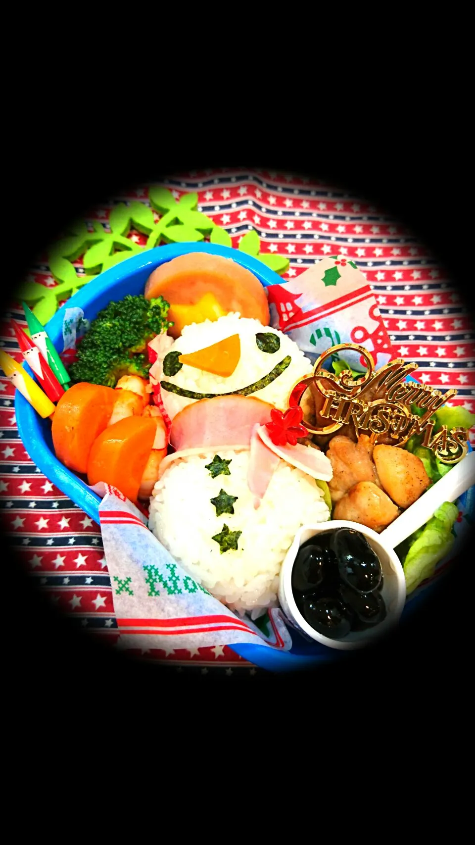 雪だるま弁当⛄|kumi(о´∀`о)さん