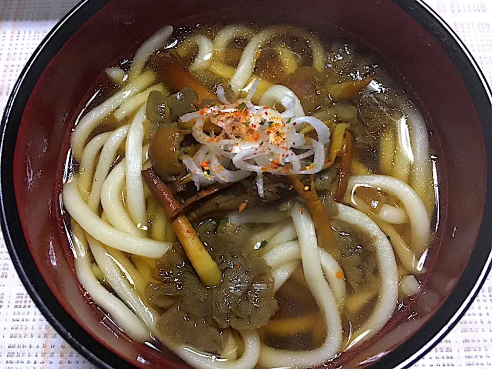 Snapdishの料理写真:くりたけのうどん🍲✨|nacchan♪さん