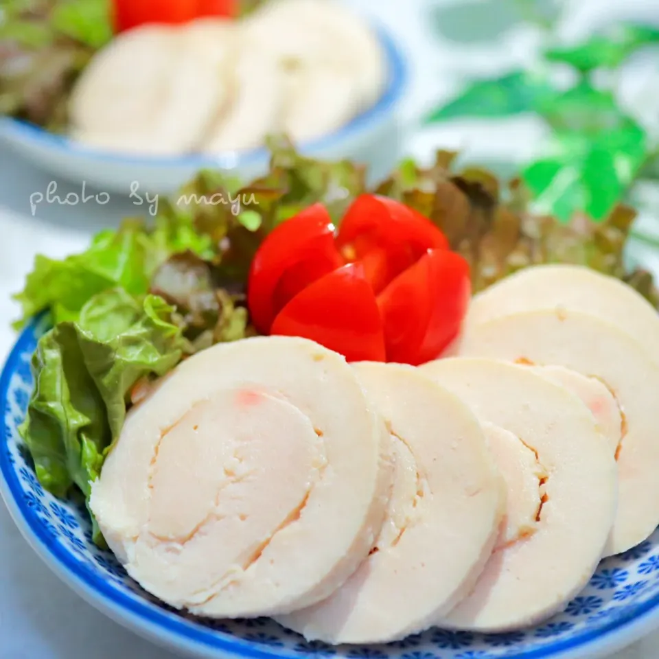 贅沢だし野菜味で鶏ハム|まゆさん