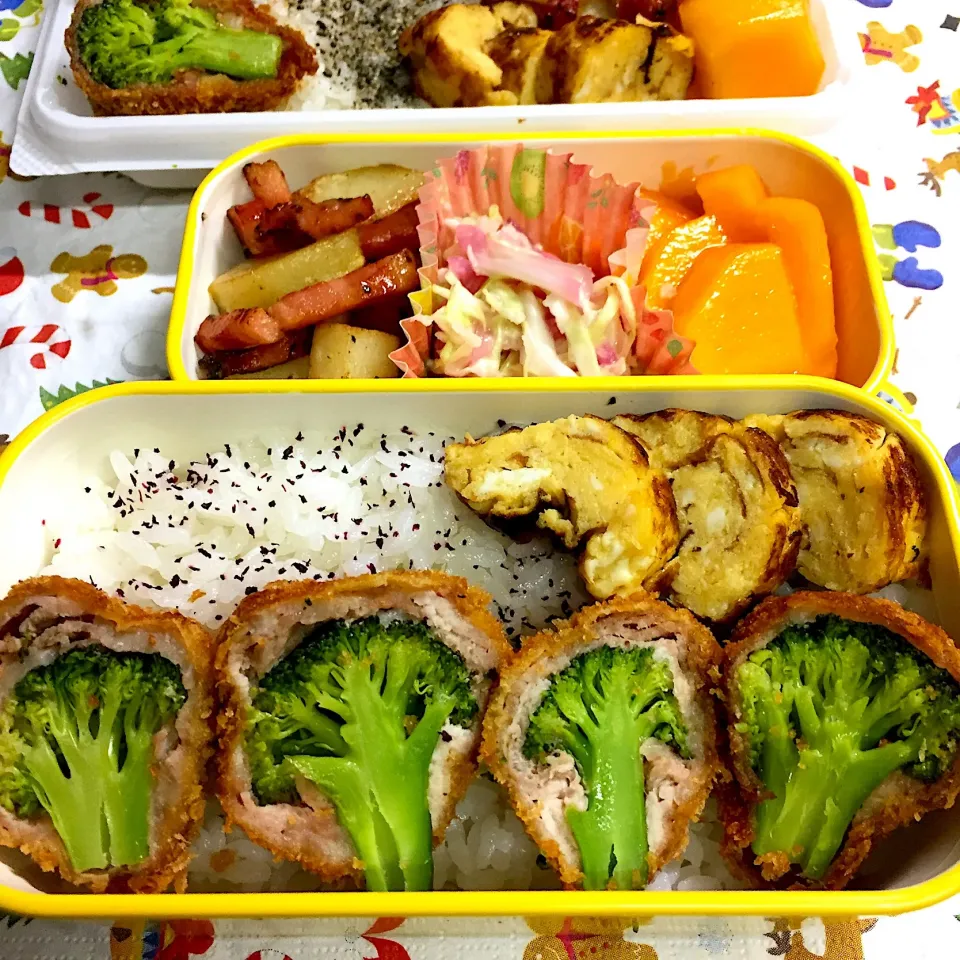 ブロッコリーの肉巻きフライ弁当🥦|みっこちゃんさん