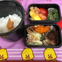 Snapdishの料理写真:今日のお弁当2018.12.6|ミルクシフォンケーキさん