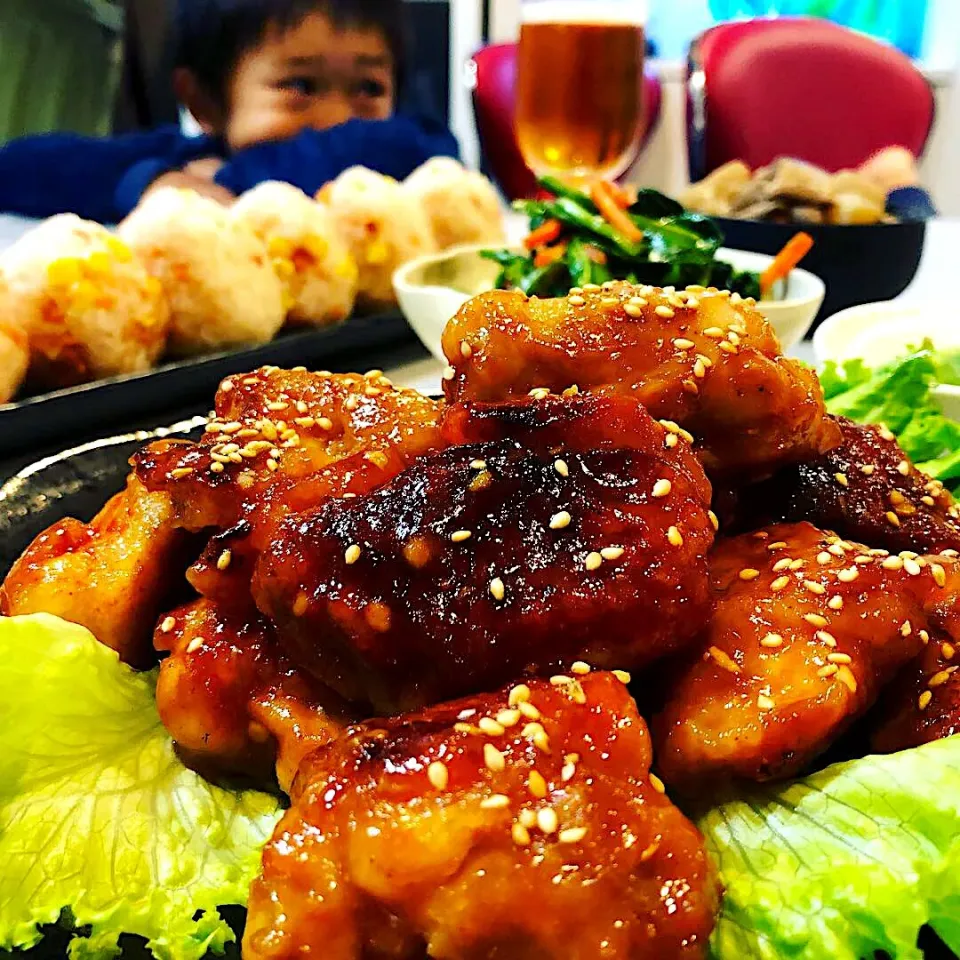 ヤンニョムチキン🍗|ハマちゃんさん