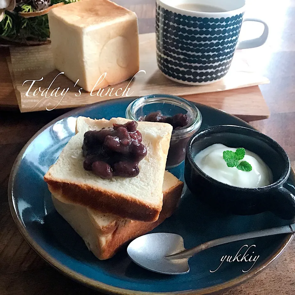 糀甘酒パンde餡トースト|ユッキーさん