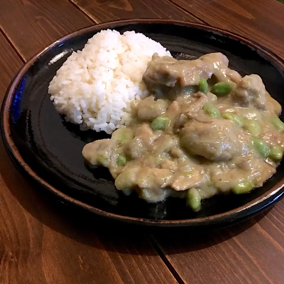 チキンの甘酒クリーム煮❣️|ともさん