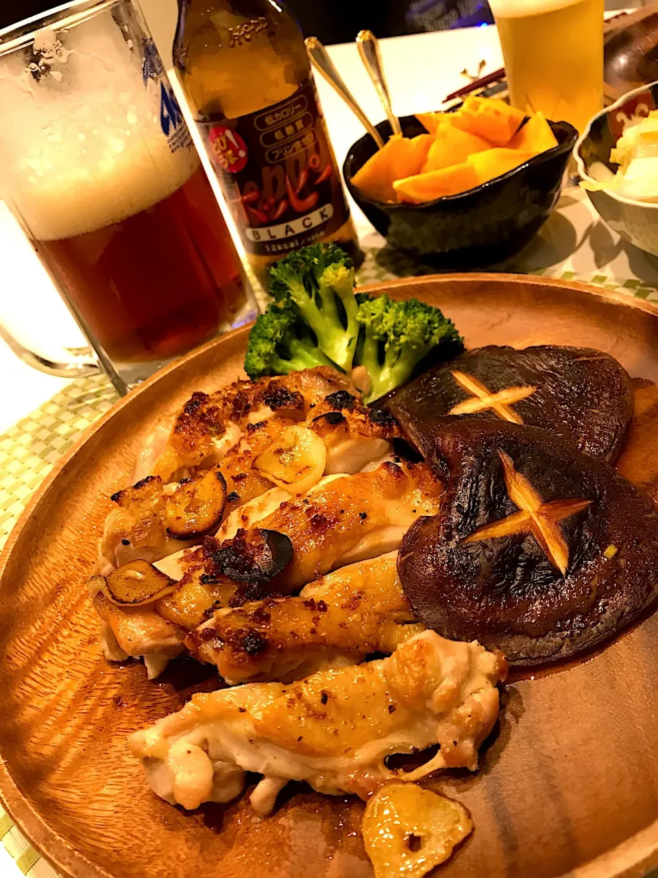 チキングリル🍖ノンアルのホッピーで🍺|ナムナムさん