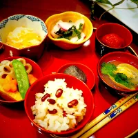 うつってないけど、鯛もあるよ。愛娘のお食い初め料理|さら。さん